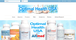 Desktop Screenshot of optimalhealthusa.com